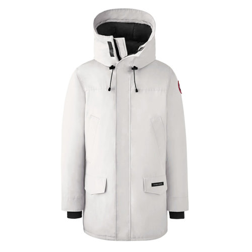 CANADA GOOSE/加拿大鵝   LANGFORD系列 男士北極星白連帽毛邊防風(fēng)派克大衣2062M-BEP