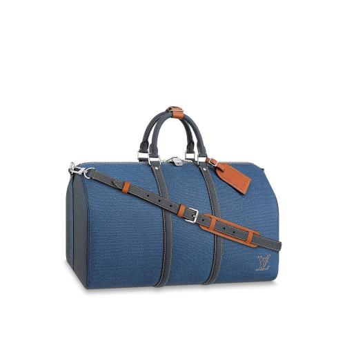  LV路易威登 22年秋冬 男士 旅行包 KEEPALL BANDOULIERE 50 旅行袋 M21377