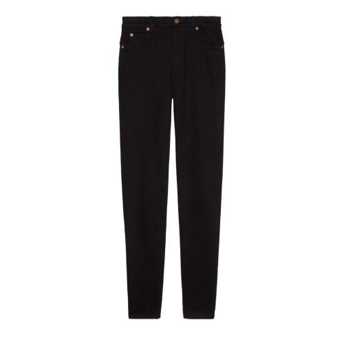  GUCCI古馳 22年秋冬 女士 飾馬銜扣牛仔褲 691895 XDBX6 1043