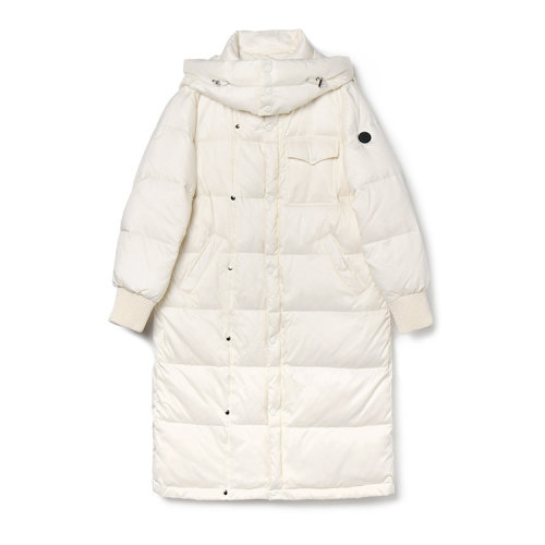 GeleiStory/GeleiStory 秋冬新款長(zhǎng)款保暖連帽寬松羽絨服女外套  女裝＞女士外套＞女士羽絨服