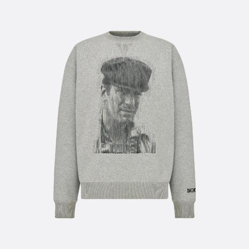  DIOR迪奧 22年秋冬 男士 衛(wèi)衣 Sweatshirt DIOR AND JACK KEROUAC， coupe oversize 293J674F07