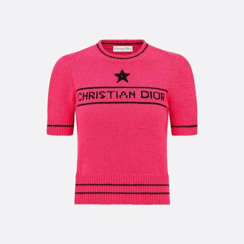  DIOR迪奧 22年秋冬 女士 針織衫 短袖針織衫 224S09AM308_X4800