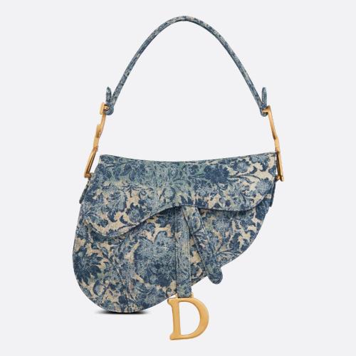  DIOR迪奧 22年秋冬 女士 單肩包 Sac a bandouliere Saddle M0455CDAC_M49E