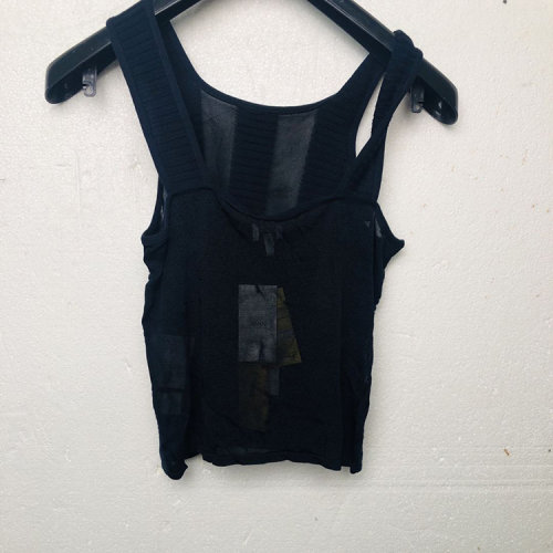 ARMANI COLLEZIONI/阿瑪尼卡爾茲 女士藍(lán)色背心 CM37MM CM22M 913