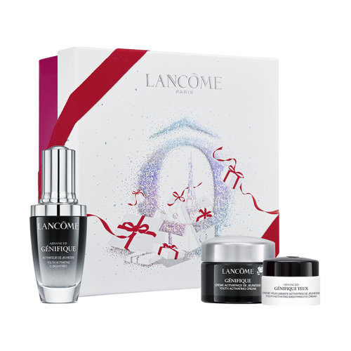 Lancome蘭蔻 2021圣誕限量小黑瓶套裝3件套 精華30ml+日霜15ml+眼霜5ml