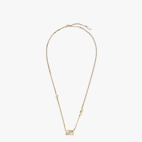  FENDI芬迪 22年秋冬 女士 項(xiàng)鏈 金色項(xiàng)鏈 8AH650W2YF089U