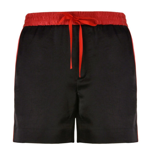 GUCCI/古馳  男裝 服裝 紅黑拼接抽繩時尚休閑短褲運動 男士短褲褲裝