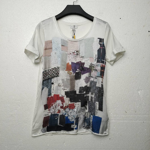 ESCADA/愛斯卡達(dá)  女士T恤 女士短袖T恤  5013886 81480