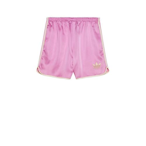  GUCCI古馳 22年秋冬 男士 adidas x Gucci聯(lián)名系列Trefoil印花短褲 701367 ZAJRU 5295