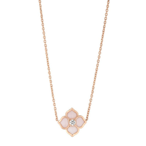 Chopard/蕭邦 LA FLEUR IMPERIALE 女士18K金玫瑰金帝王花項(xiàng)鏈 818242-5001