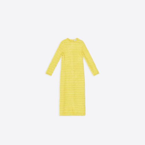  BALENCIAGA巴黎世家 22年秋冬 女士 連衣裙 BACK-TO-FRONT 短款連衣裙 704556T16507200