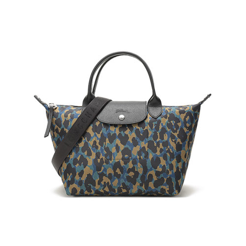 Longchamp/瓏驤  女士LE PLIAGE系列小號(hào)織物短柄手提單肩包餃子包 1512 310