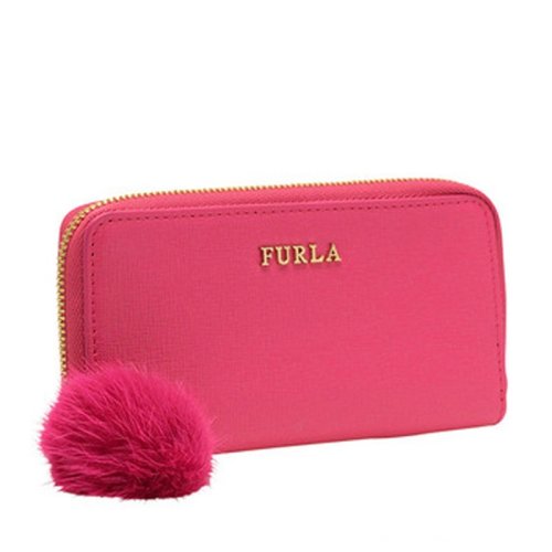 FURLA/芙拉 女士時尚粉色牛皮長款拉鏈錢包錢夾手拿包女包 842251 其它
