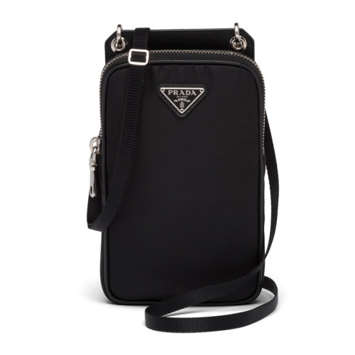 PRADA/普拉達(dá) 男士Re-Nylon 再生尼龍手機(jī)包單肩包男包 2ZT012-2DMI-F0002