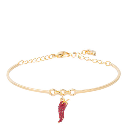 Swarovski/施華洛世奇 女士紅色辣椒仿水晶石鍍玫瑰金色Lisabel手鐲手環(huán)手鏈 5498810