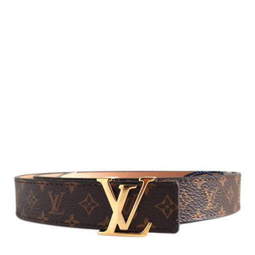 Louis Vuitton/路易威登 女士 棕色老花字母LOGO扳扣腰帶磨砂皮腰帶 M9781W