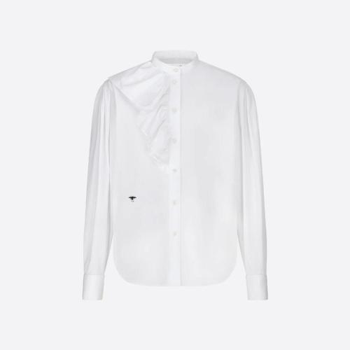  DIOR迪奧 22年秋冬 女士 長(zhǎng)袖襯衫 襯衫 311B46A3356_X0100