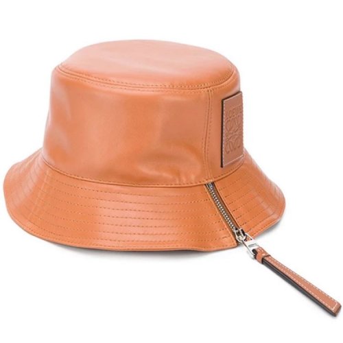 LOEWE/羅意威 女士焦糖色牛皮革漁夫帽 11210010 2530