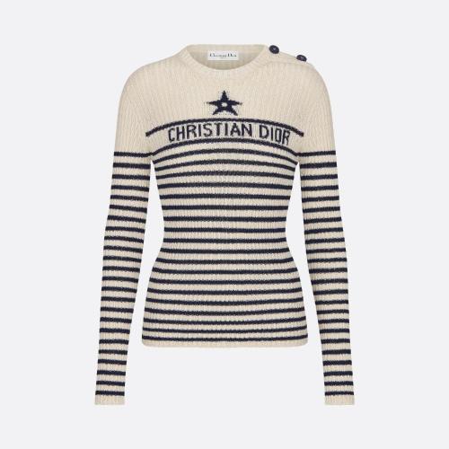  DIOR迪奧 22年秋冬 女士 針織衫 Dioriviera 針織衫 244S10AM730_X5801