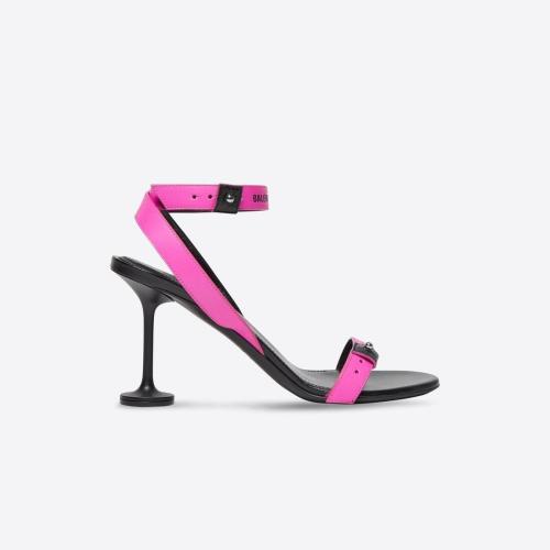  BALENCIAGA巴黎世家 22年秋冬 女士 高跟涼鞋 Womens Afterhour 90mm Sandal  in Pink 694480W
