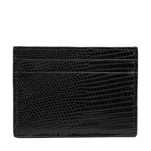GUCCI/古馳 21新款 男士黑色蜥蜴皮卡片夾92673NLUZ0N1000