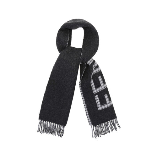 FENDI/芬迪 女士羊毛保暖流蘇圍巾Fendi Roma字母 FXT334 AHR1