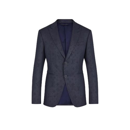  LV路易威登 22年秋冬 男士 西服外套 Vest Monogram Galaxy coupe cut-away 1A8HY2 1A8HY3 1A8 預定商品2-8周發(fā)貨
