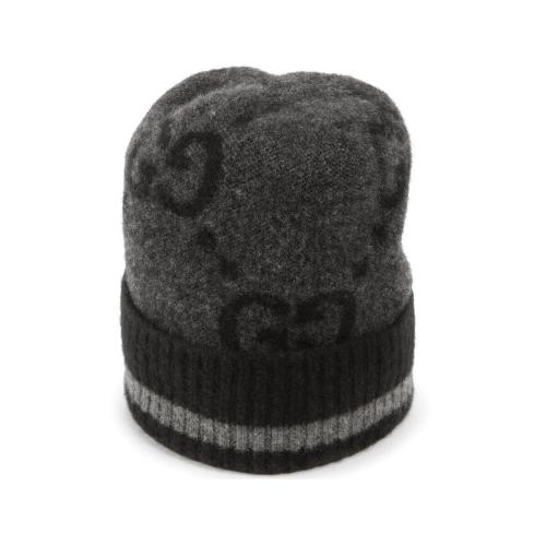  GUCCI古馳 22年秋冬 男士 GG針織山羊絨帽 676827 4GABX 1360