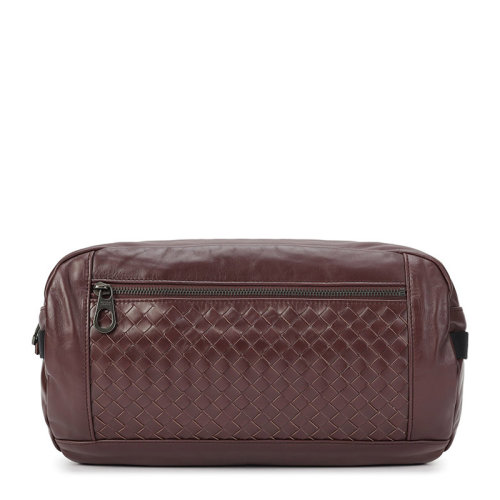 Bottega Veneta/葆蝶家 女士紅色皮革腰包 女包361013-VQ121-5065