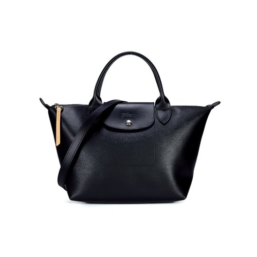  Longchamp/瓏驤 女士黑色牛皮革單肩包 L1512 HYQ 001 PLSX
