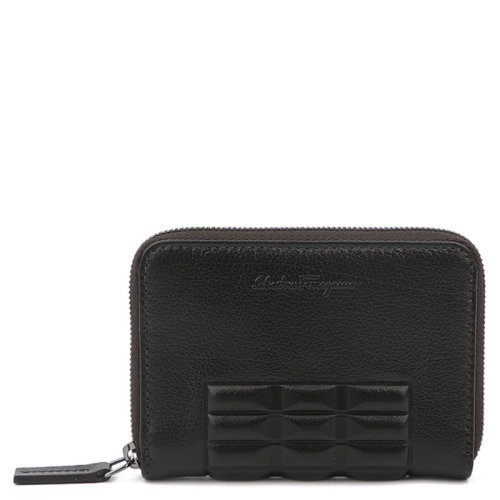 Salvatore Ferragamo/菲拉格慕 男士 男包 黑色皮革卡包錢包 660397 0645641