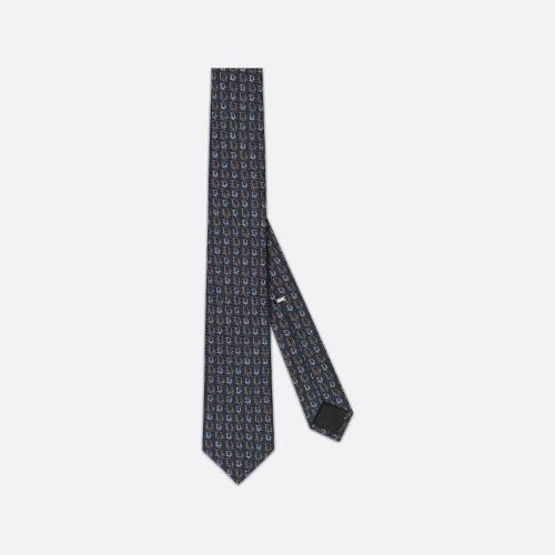  DIOR迪奧 22年秋冬 男士 領(lǐng)帶 Dior 印花領(lǐng)帶 19C1047A0492_C587