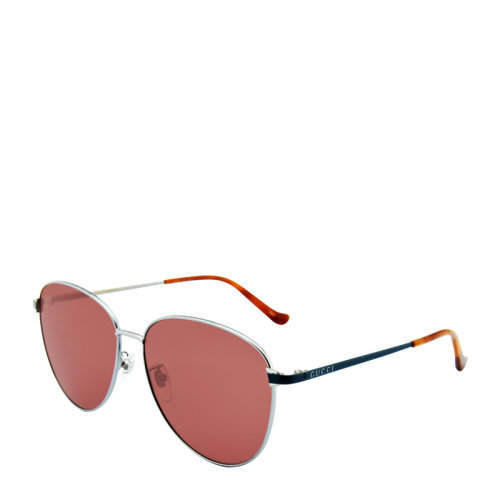 GUCCI/古馳 肖戰(zhàn) 明星同款 時尚 復古 精致 飛行員 小框 男女款 太陽鏡 合金 全框 墨鏡 眼鏡 GG0573SK 60mm GUCCI 古馳