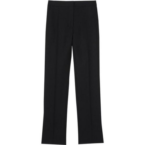  BURBERRY/博柏利 女士黑色羊毛休閑褲 8016938 PLFSX