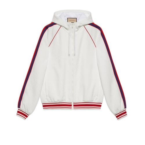  GUCCI古馳 22年秋冬 男士 GG提花針織拉鏈夾克 693024 XJDE9 9088