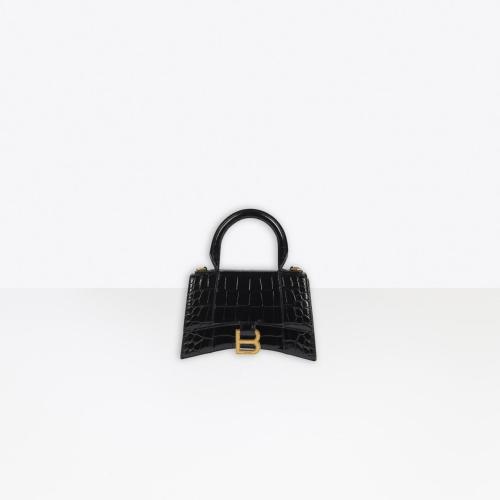  BALENCIAGA巴黎世家 22年秋冬 女士 單肩包 Hourglass XS Top Handle手袋 5928331LRGM1000 預(yù)定商品1-3周發(fā)貨