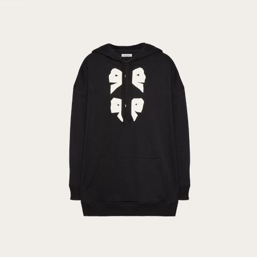  VALENTINO華倫天奴 22年秋冬 女士 衛(wèi)衣 SWEAT-SHIRT EN JERSEY BRODé XB3MF1_6Y00NA