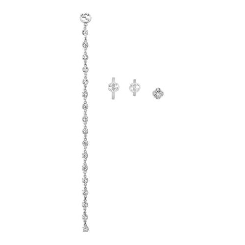  GUCCI古馳 22年秋冬 女士 互扣式雙G指甲配飾套裝 720757 J3F42 8162