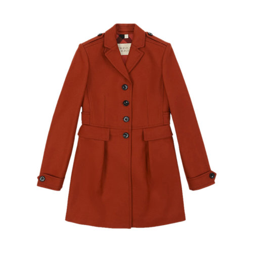 BURBERRY/博柏利 女士紅色棉質(zhì)風(fēng)衣大衣 3965068