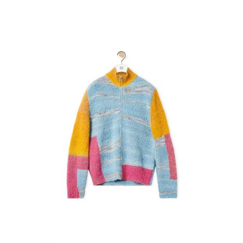  LOEWE羅意威 22年秋冬 男士 針織衫 Zipped cardigan in wool H526Y16K26-9990