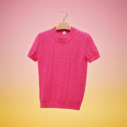  HERMES愛(ài)馬仕 22年秋冬 女士 針織衫 Pull manches courtes H2H2666D65744