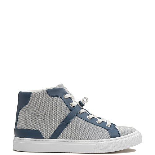 HERMES/愛馬仕 22年秋冬新款 Daydream系列 女士天藍(lán)色/藍(lán)色小牛皮Kelly搭扣高幫運(yùn)動(dòng)鞋H221191ZH1370