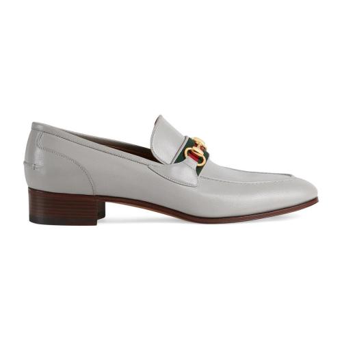  GUCCI古馳 22年秋冬 男士 男士織帶樂福鞋 655579 0G0P0 1460