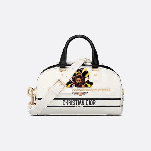  DIOR迪奧 22年秋冬 女士 單肩包 Sac Zip Bowling Dior Vibe Small M6209OFOX_M933