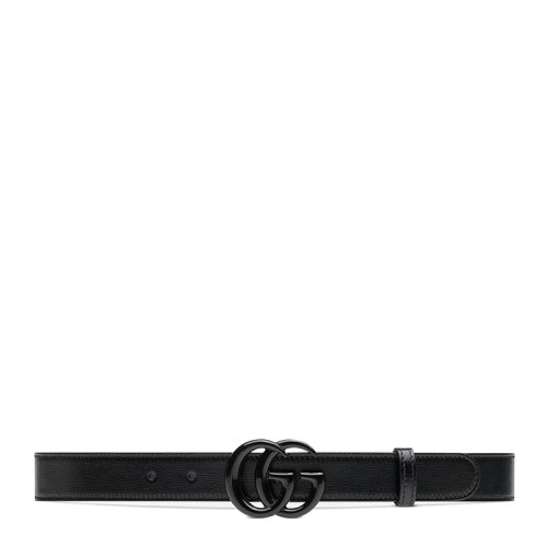 GUCCI/古馳 雙G帶扣窄版腰帶 41451618YXV