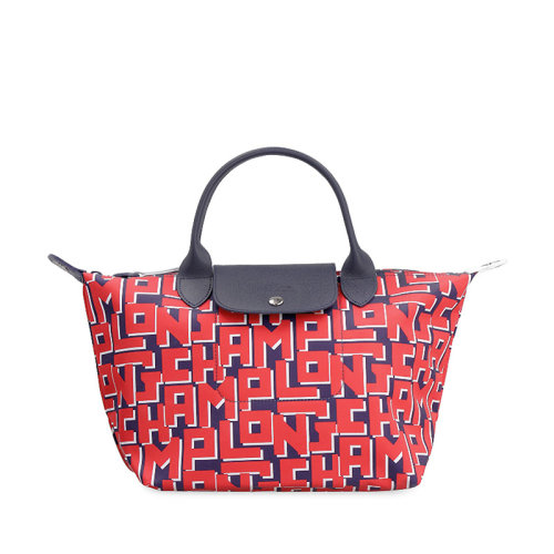 LONGCHAMP/瓏驤 托特包大容量 字母滿印 斜跨手提單肩包 女款 L1512 412