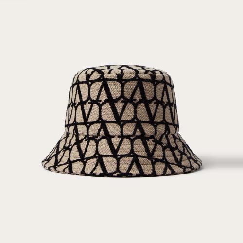  VALENTINO華倫天奴 22年秋冬 女士 帽子 BOB EN TOILE ICONOGRAPHE 2W2HGA65IEKEX9