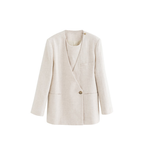 GeleiStory/GeleiStory  春夏商務西裝直筒單排一?？畚餮b外套 女裝＞女士西裝＞女士西服