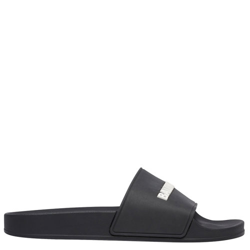 Balenciaga/巴黎世家  女士3D標(biāo)志黑色橡膠泳池涼鞋565547W1S801006