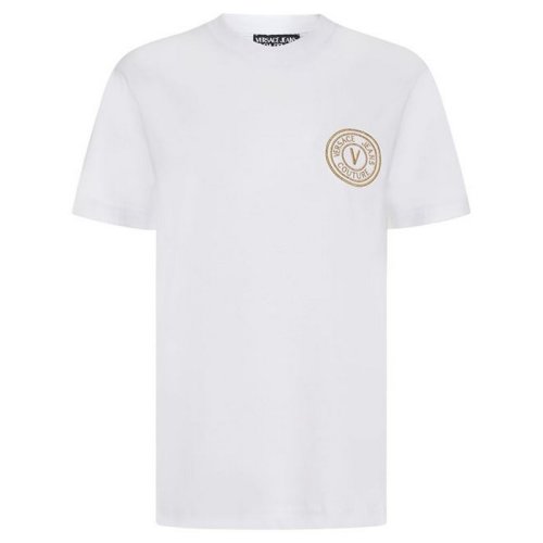  VERSACE/范思哲 女士白色棉質短袖T恤 72GAHT04CJ00TG03 PLFSX